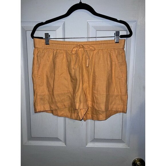 NWT J. CREW Factory Shorts  Womens Linen Blend Drawstring Size Small - Picture 1 of 10